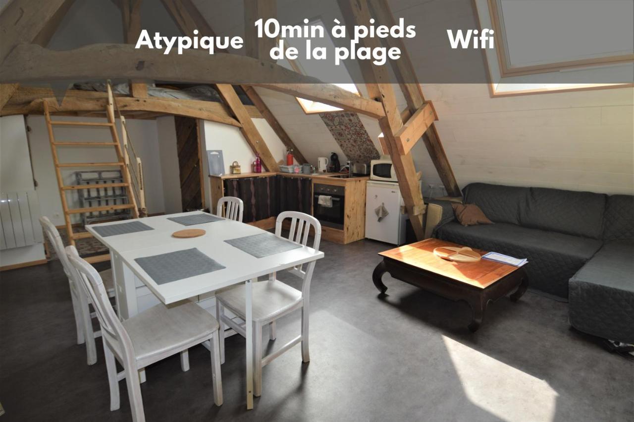 Studio de charme en bord de mer - Wifi Luc-sur-Mer Exterior foto